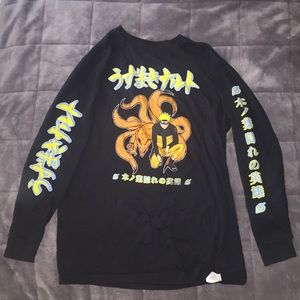 Naruto Shipuden Kurama Nine Trails Anime T Shirt